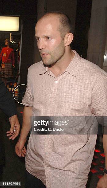Jason Statham during Celebrity Sightings at the Cuckoo Club - July 26, 2006 in London, Great Britain.