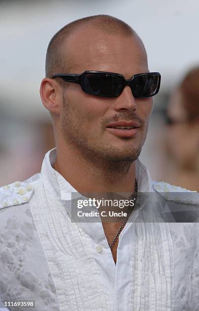Fredrik Ljungberg during Cartier International Polo - July 30, 2006 at Windsor in London, Great Britain.
