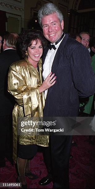 Gemma Craven and husband during "Valentines Day" Opening Night at The Globe Theater - September 1992 at The Globe Theatre in London, Great Britain.