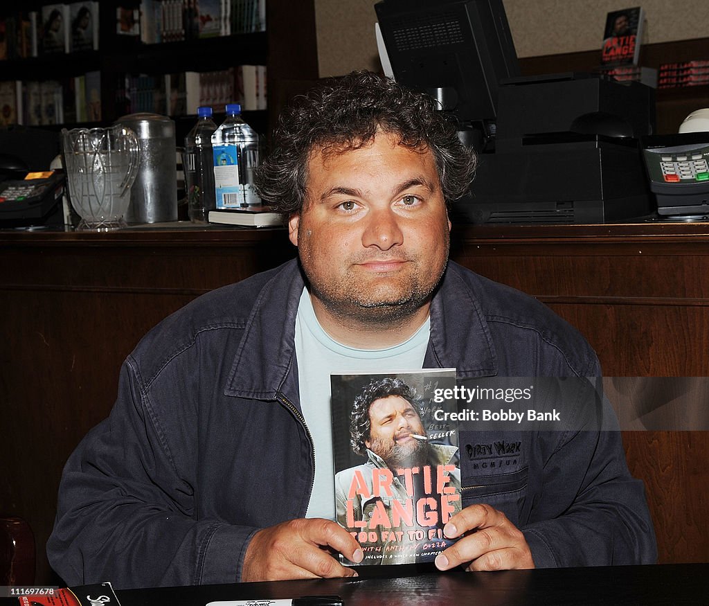 Artie Lange Signs "Too Fat To Fish" At Barnes & Noble In Princeton, New Jersey