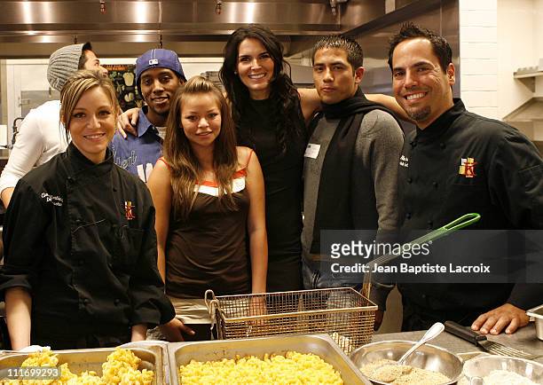 Angie Harmon during the Pre-Thanksgiving dinner hosted by Angie Harmon and Jason Sehorn at the Kitchen Academy on November 17, 2007 in Hollywood,...