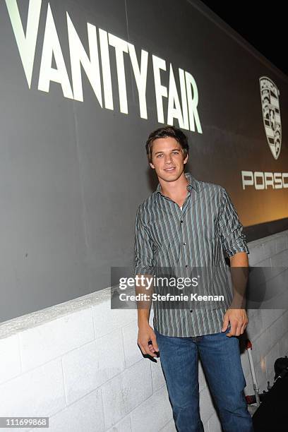 Actor Matt Lanter arrives at the launch of the new Porsche Panamera celebrated by Porsche and Vanity Fair held at Milk Studios on September 24, 2009...