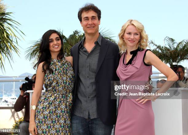 Liraz Charhi, Doug Liman and Naomi Watts attend the 'Fair Game' Photo Call held at the Palais des Festivals during the 63rd Annual International...