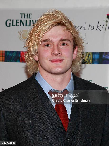 Rugby player Richie Gray attends the 9th Annual Dressed To Kilt Benefit at Hammerstein Ballroom on April 5, 2011 in New York City.