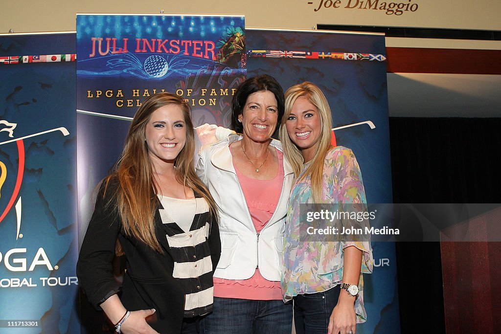 Sandy Inkster Daughters Cori Inkster and Hayley Inkster pose for a photo with mom ...