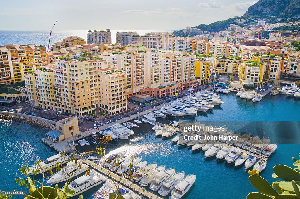 Fontvielle, Monaco harbour, Monaco