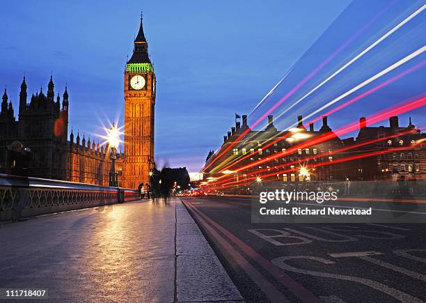 london life - big ben night stock pictures, royalty-free photos & images