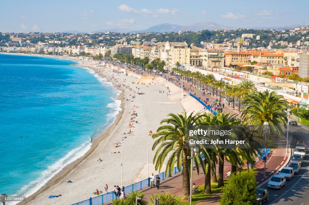 Promenade d'Anglais, Nice, Cote d'Azur, France