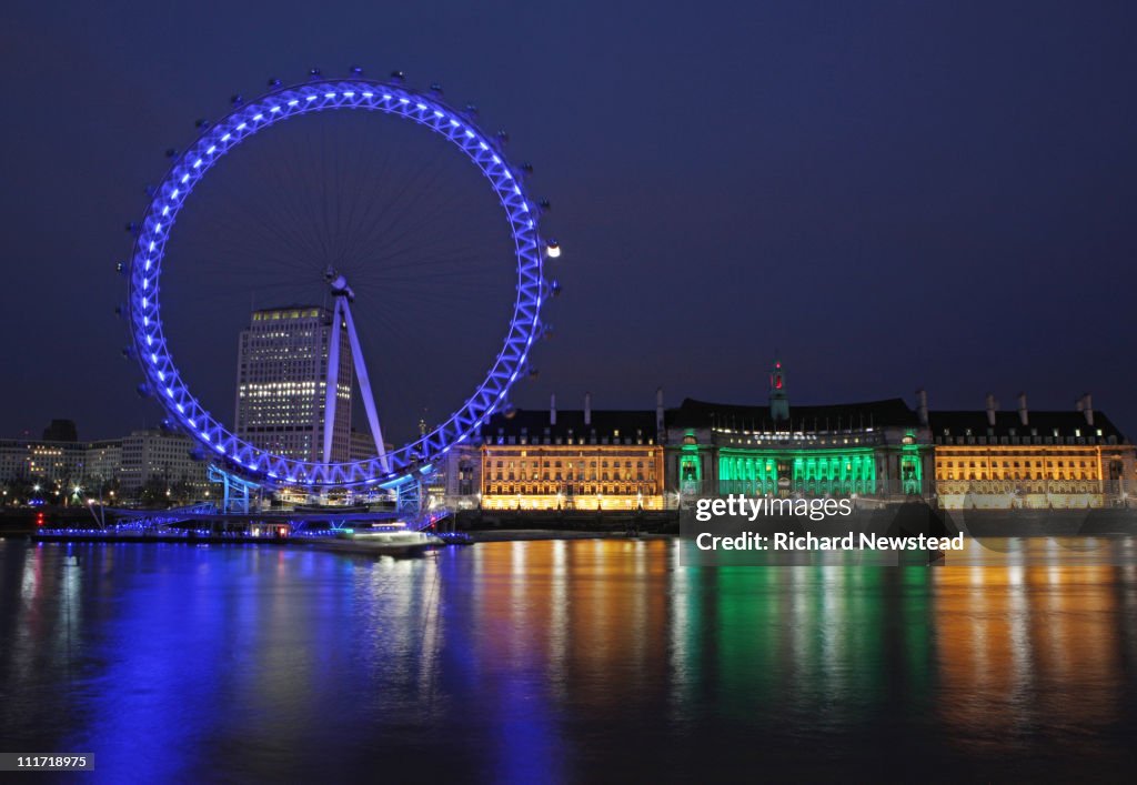 The Millennium Wheel at Night