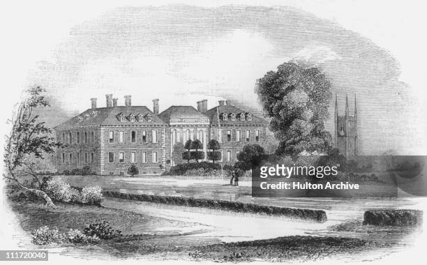 Marlborough Collegiate School, Wiltshire, circa 1820.