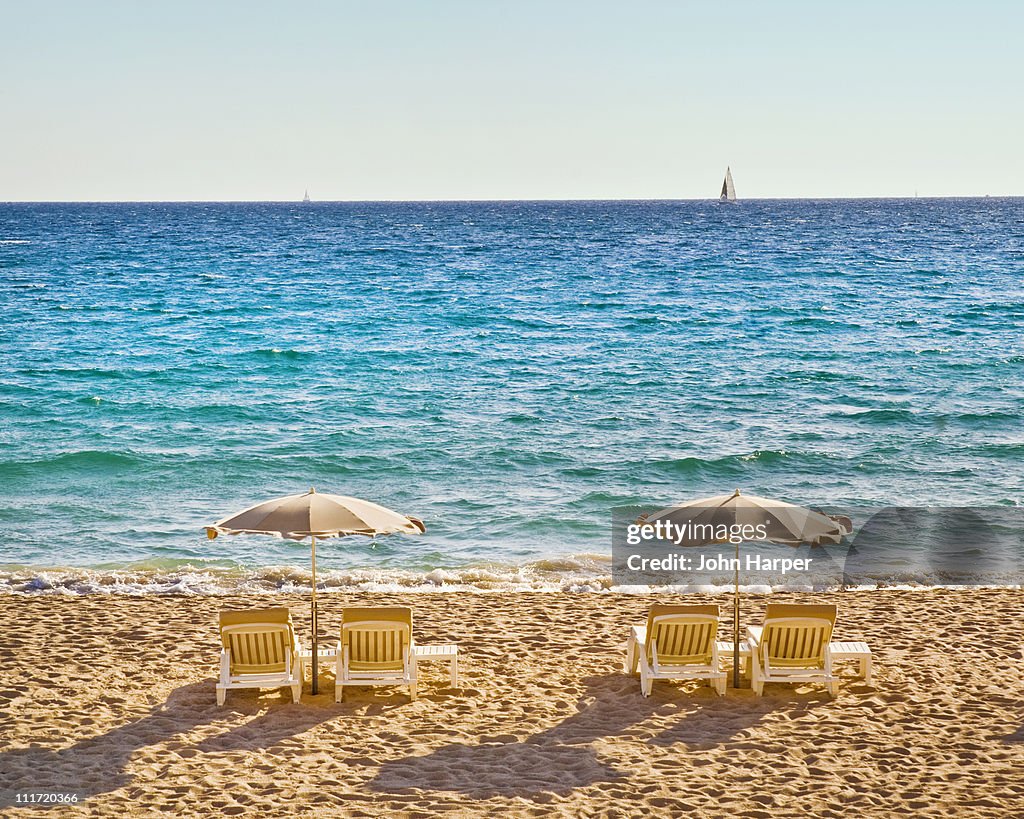 La Croisette Beach, Cannes, Cote D'Azur, France