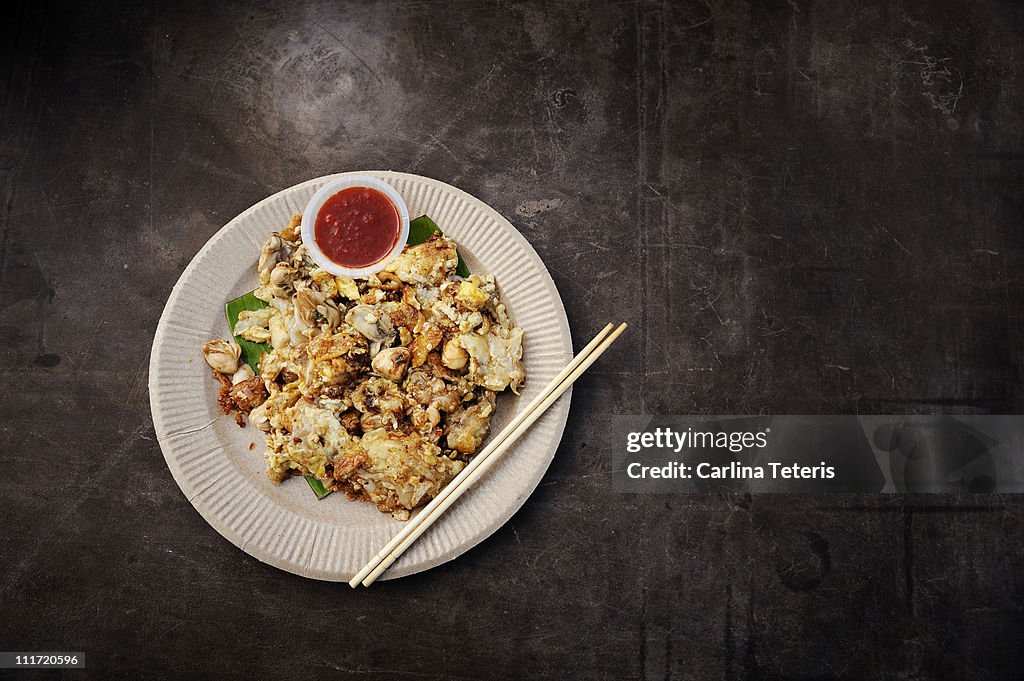 Fried Oyster Omlette