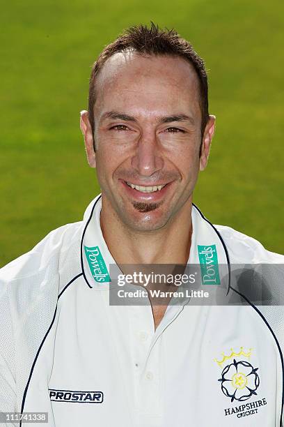 Nic Pothas of Hampshire CCC poses for a portrait at The Rose Bowl on April 6, 2011 in Southampton, England.