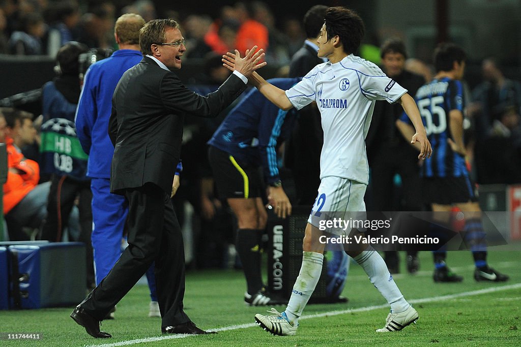 Inter Milan v Schalke 04 - UEFA Champions League Quarter Final