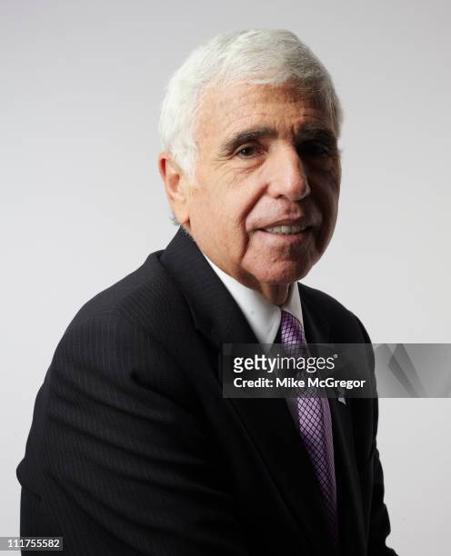 Of Sirius XM Radio Mel Karmazin is photographed for Bloomberg Businessweek on October 18, 2010 in New York City.