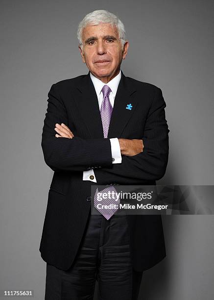 Of Sirius XM Radio Mel Karmazin is photographed for Bloomberg Businessweek on October 18, 2010 in New York City.