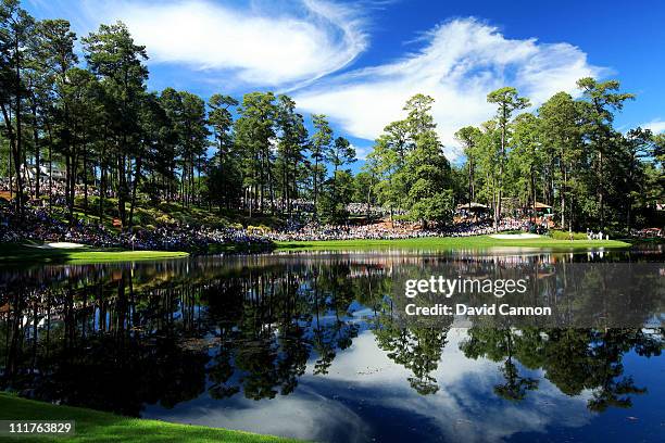 Scenic view of the Par 3 course during the Par 3 Contest prior to the 2011 Masters Tournament at Augusta National Golf Club on April 6, 2011 in...