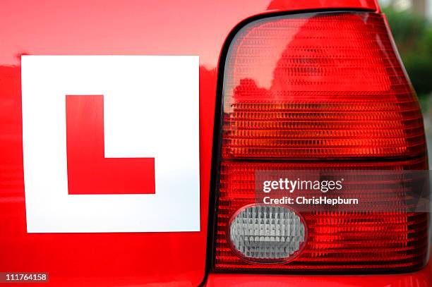 lernende fahrer - learner driver stock-fotos und bilder