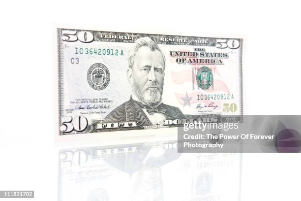 us fifty dollar bill - 50 dollar bill stock pictures, royalty-free photos & images