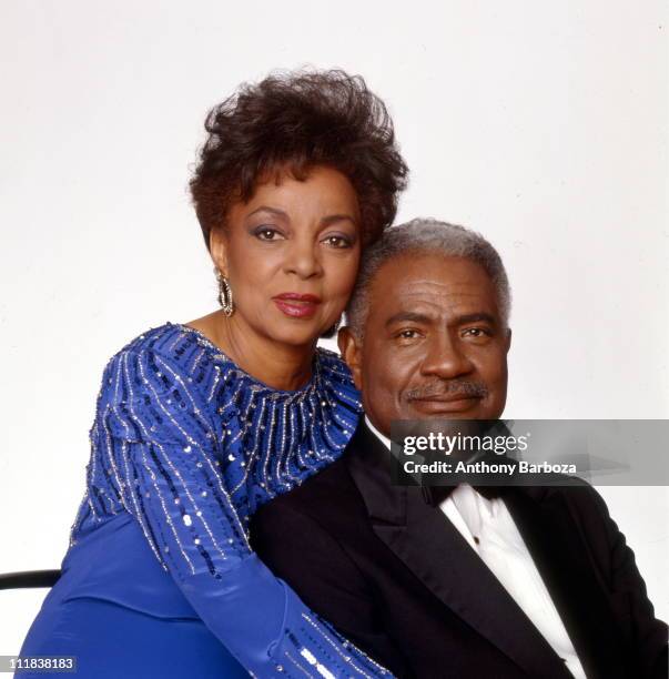 Portrait of actress Ruby Dee and her husband, fellow actor Ossie Davis , New York, 1991.