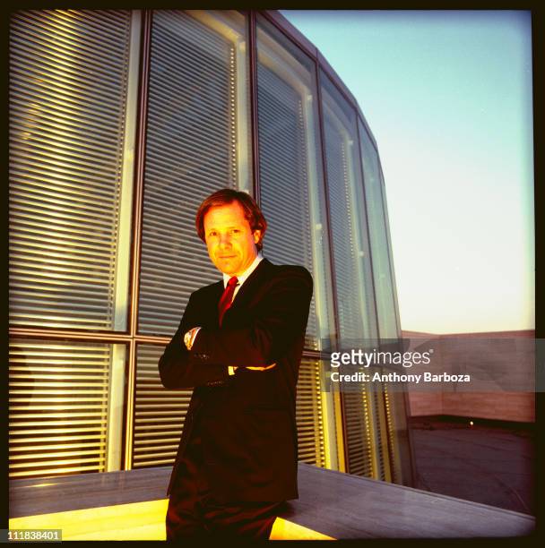 Portrait of Michael Ovitz, who co-founded the Creative Artists Agency, Los Angeles, CA, 1987. He also served as the president of the Walt Disney...