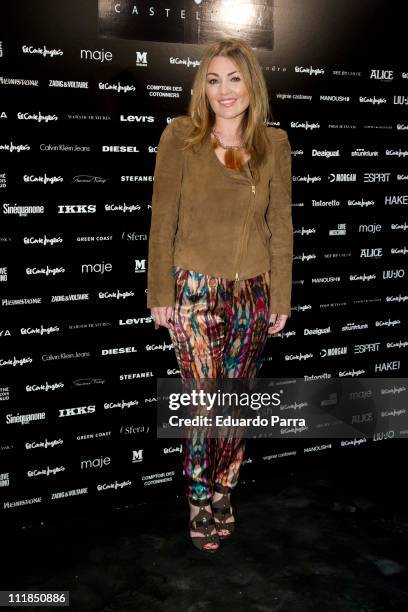 Amaia Montero attends Moda Tendencias photocall at El Corte Ingles store Castellana street on April 7, 2011 in Madrid, Spain.