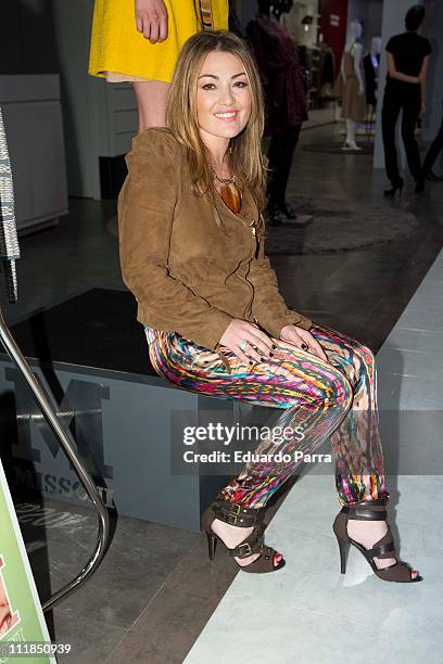 Amaia Montero attends Moda Tendencias photocall at El Corte Ingles store Castellana street on April 7, 2011 in Madrid, Spain.