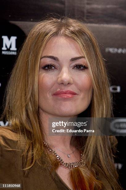 Amaia Montero attends Moda Tendencias photocall at El Corte Ingles store Castellana street on April 7, 2011 in Madrid, Spain.