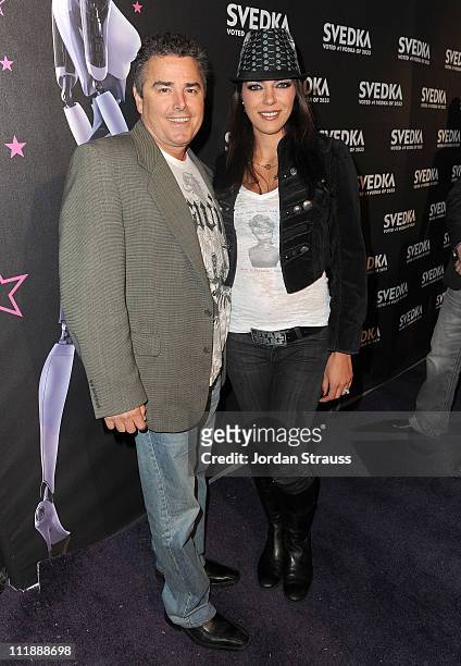 Television personalities Christopher Knight and Adrianne Curry attend SVEDKA Vodka's A Night Of A Billion Reality Stars Premiere Event at Lexington...