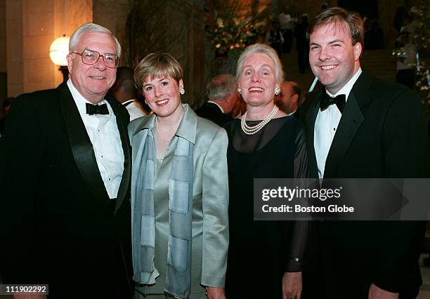 Attendees of the Boston Public Library Gala May 16, 1997 included Bill Crozier of Wellesley with daughter Kelly Crozier, Prudence Crozier she...