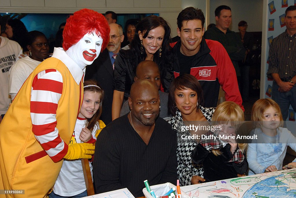Sarah Ferguson and the Finalists of "Dancing With the Stars" Visit the Ronald McDonald House to Celebrate World Children's Day