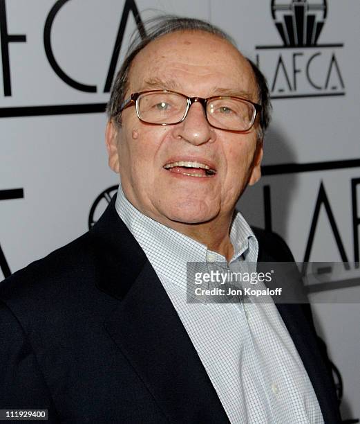 Director Sidney Lumet arrives to The 33rd Annual Los Angeles Film Critics Awards at the InterContinental Hotel on January 12, 2008 in Century City,...