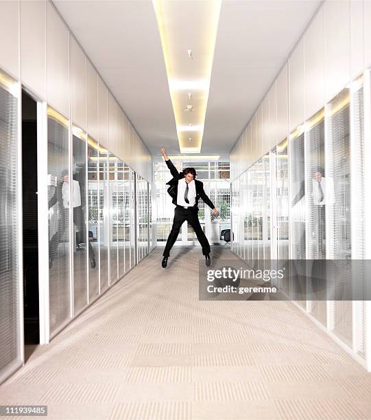 businessman jumping - super excited suit stock pictures, royalty-free photos & images