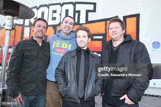 Robot Chicken Co-Creator/Exective Producer Matthew Senreich and Robot Chicken Co-Creator/Exective Producer Seth Green attend the 42 Vodka celebration...
