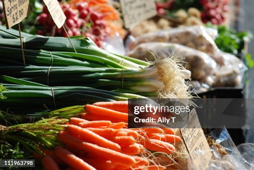 Fresh vegetables at Salamanca market Fresh vegetables at Salamanca market