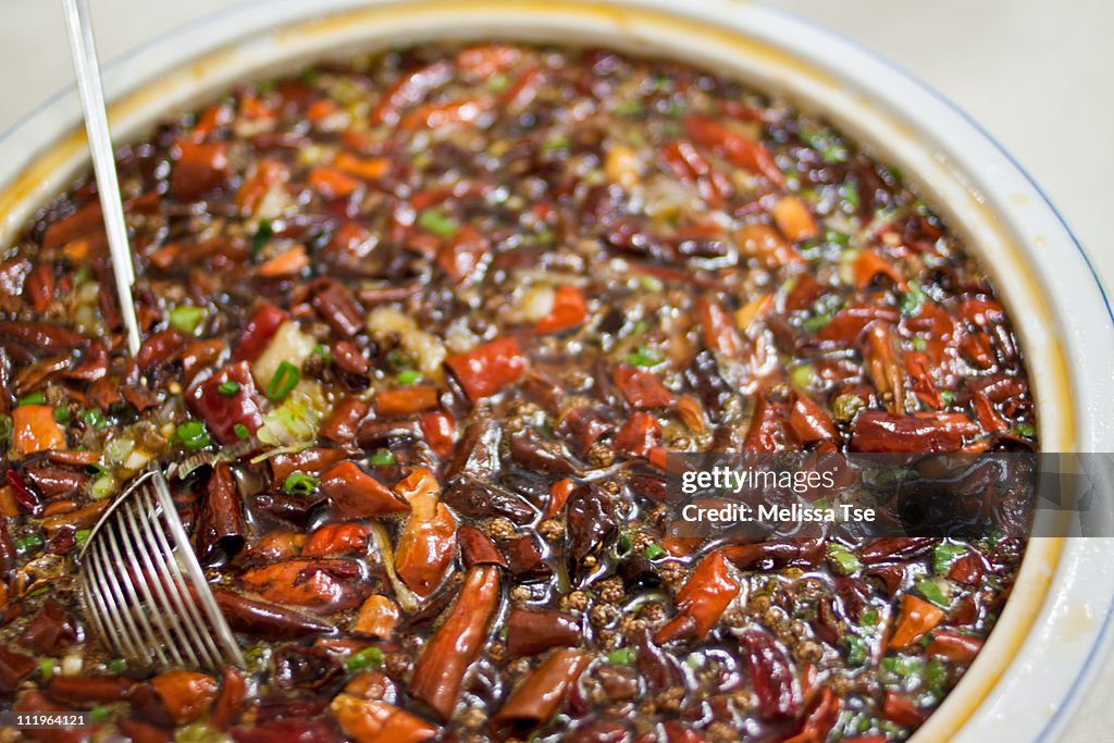 Sichuan Poached Fish Fillets in Hot Chili Oil