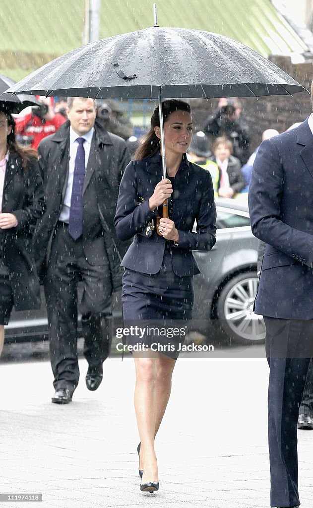 Prince William And Kate Middleton Visit Darwen