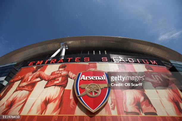 General view of Arsenal Football Club's Emirates Stadium on April 11, 2011 in London, England. American businessman Stan Kroenke's company 'Kroenke...