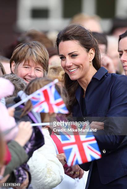 Kate Middleton Visits Witton Country Park on April 11, 2011 in Darwen, England.