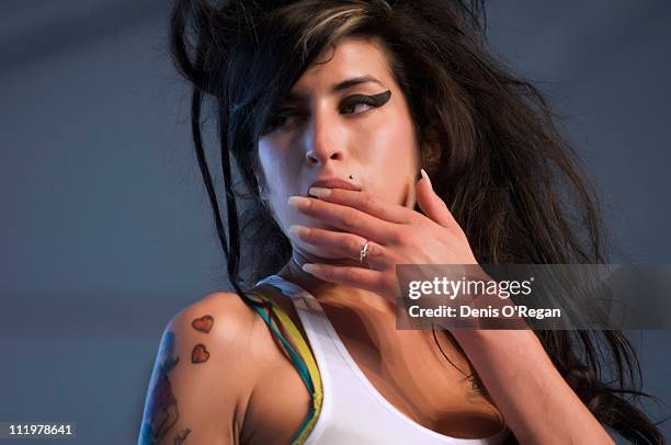 Amy Winehouse live at the Coachella Festival, Indio, California, April 2007