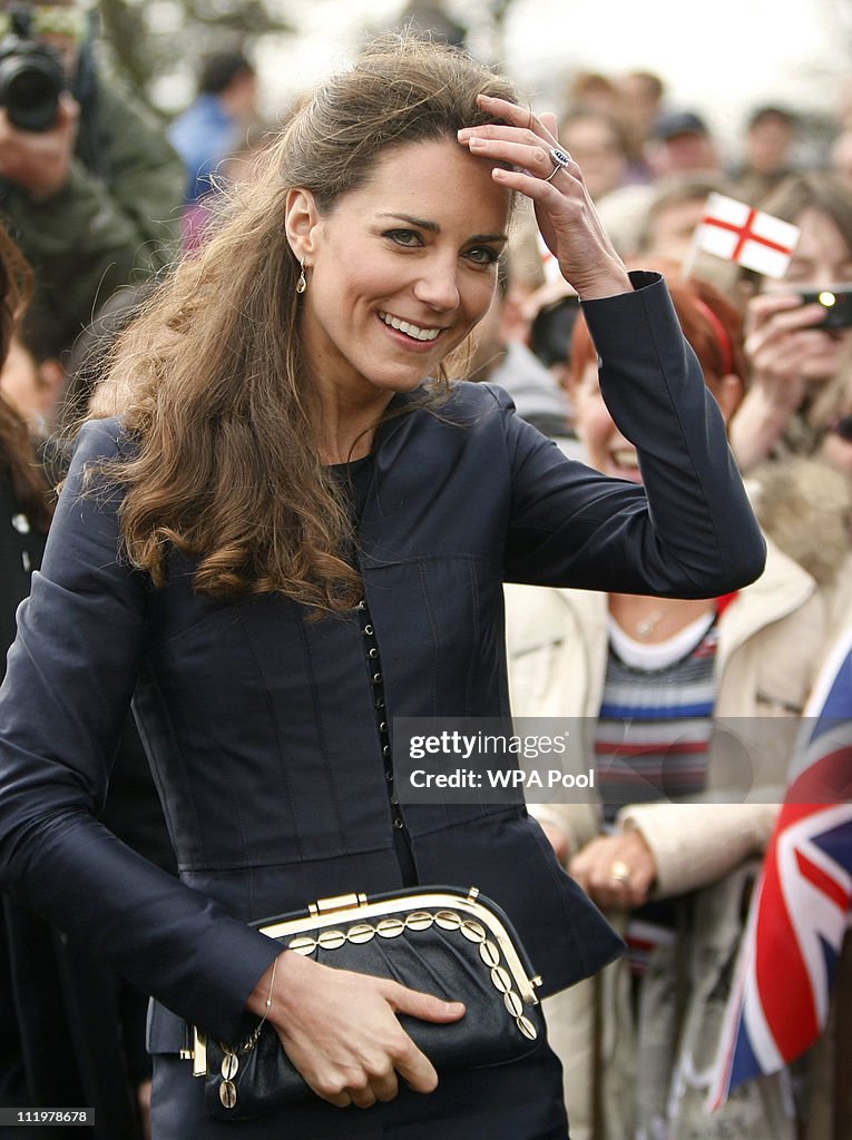 Prince William And Kate Middleton Visit Darwen