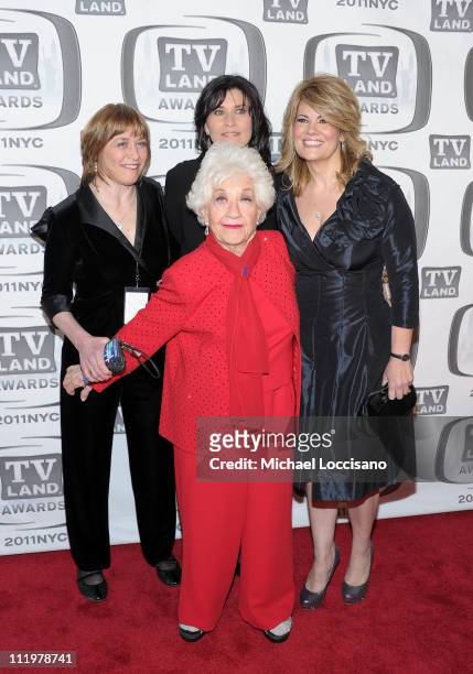 Geri Jewell, Charlotte Rae, Nancy McKeon and Lisa Whelchel attend the 9th Annual TV Land Awards at the Javits Center on April 10, 2011 in New York...