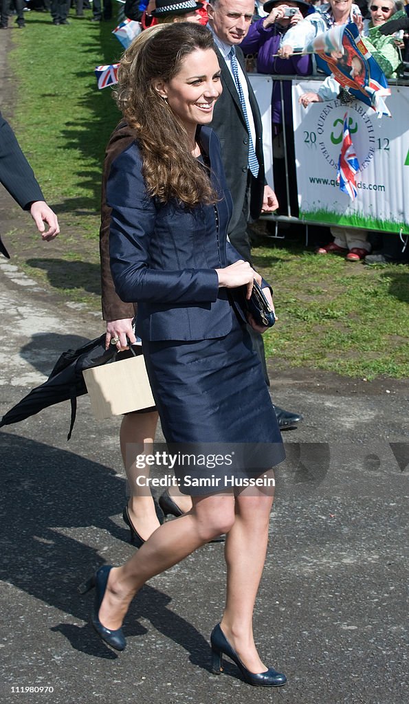 Prince William and Miss Catherine Middleton Visit Witton Country Park