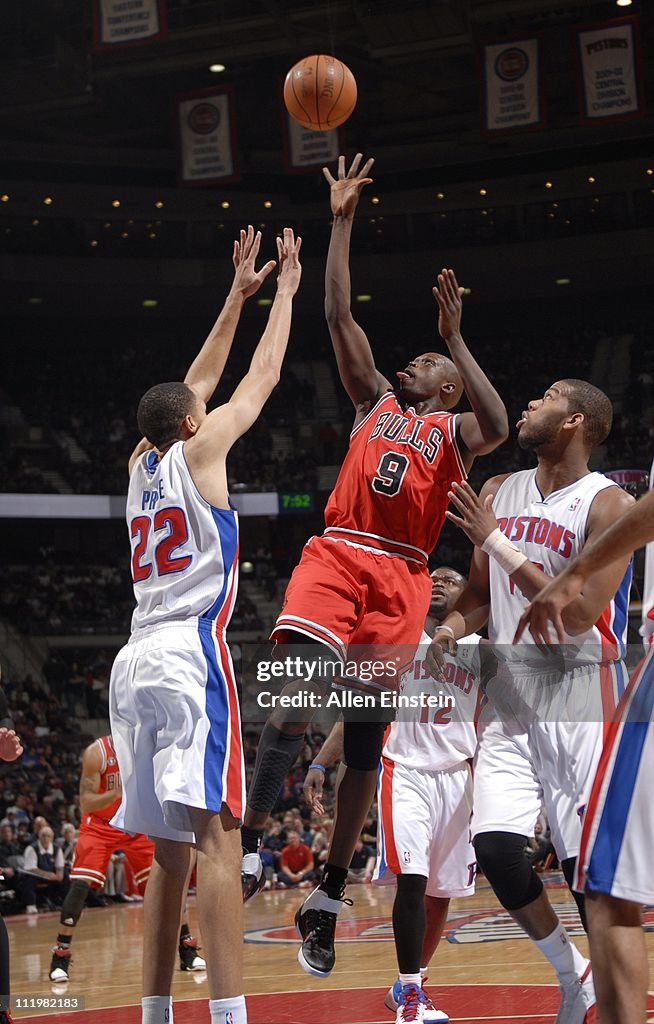 Chicago Bulls v Detroit Pistons