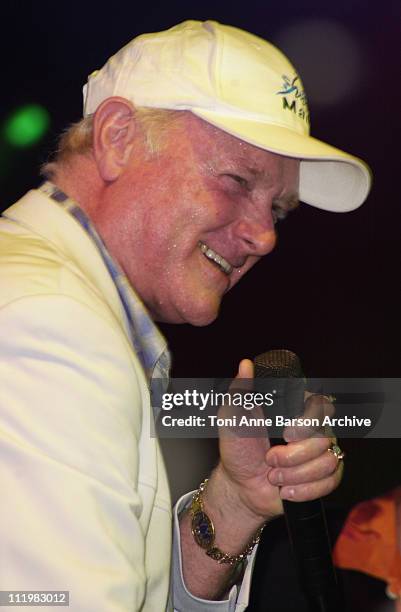 Mike Love of The Beach Boys during Red Cross Ball 2001 - Beach Boys Performance at Monte-Carlo Sporting Club in Monte-Carlo, Monaco.