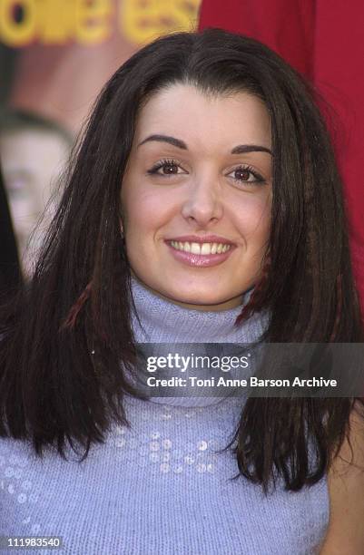 Jenifer - Winner of the Star Academy 1 during Midem 2002 - Star Academy Autographs Session at Palais des Festivals in Cannes, France.