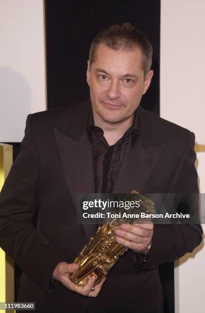 Jean-Pierre Jeunet during Cesar Awards Ceremony 2002 - Press Room at Chatelet Theater in Paris, France.