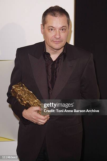 Jean-Pierre Jeunet during Cesar Awards Ceremony 2002 - Press Room at Chatelet Theater in Paris, France.