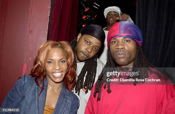 Free and Das EFX during MBK Presents R&B Live featuring Bilal and Jaguar Wright - October 6, 2003 at BB King Blues Club Grill in New York City, New...