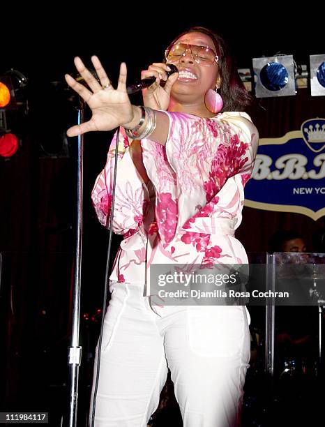 Jaguar Wright during MBK Presents R&B Live featuring Bilal and Jaguar Wright - October 6, 2003 at BB King Blues Club Grill in New York City, New...